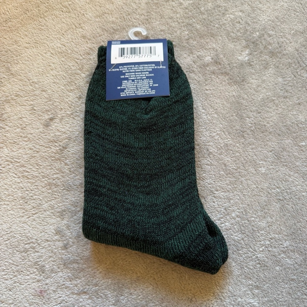 Men’s Juncture Thermal Green Heather Boot Socks Size 6-12 NWT - Picture 3 of 5